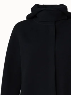 AKRIS Cashmere Piqué Jacket With Removable Hood -AKRIS Sales Store 716927