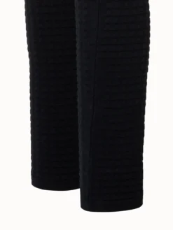 AKRIS Trapezoid Grid Wool Silk Stretch Jacquard Knit Leggings -AKRIS Sales Store 716964