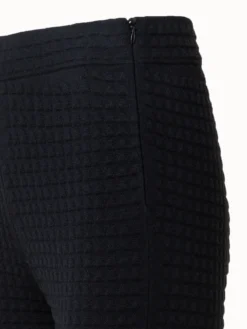 AKRIS Trapezoid Grid Wool Silk Stretch Jacquard Knit Leggings -AKRIS Sales Store 716965