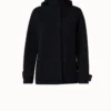 AKRIS Cashmere Piqué Jacket With Removable Hood