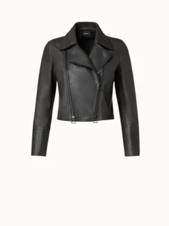 AKRIS Lambskin Biker Jacket