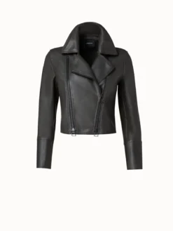 AKRIS Lambskin Biker Jacket -AKRIS Sales Store 719125