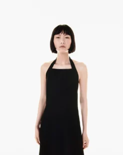 AKRIS Wool Double-Face Apron Midi Dress -AKRIS Sales Store 723929