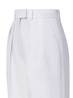 AKRIS Cotton Linen Blend Pleated Tapered Pants -AKRIS Sales Store 727539