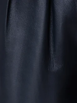 AKRIS Lambskin Pleated Leather Pants -AKRIS Sales Store 728355