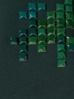 AKRIS Silk Stretch Crêpe Sheath Dress With Daffodils Stone Embellishment -AKRIS Sales Store 731371