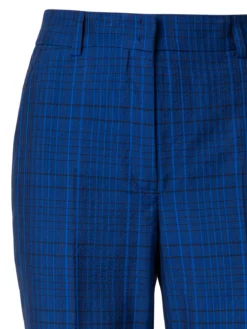 AKRIS Cotton Silk Seersucker Cropped Tapered Pants -AKRIS Sales Store 736355