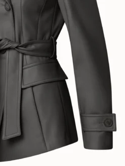 AKRIS Double-Breasted Lambskin Leather Jacket -AKRIS Sales Store 737729