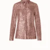 AKRIS Sequins On Jersey Blouse