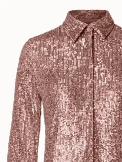 AKRIS Sequins On Jersey Blouse -AKRIS Sales Store 738134