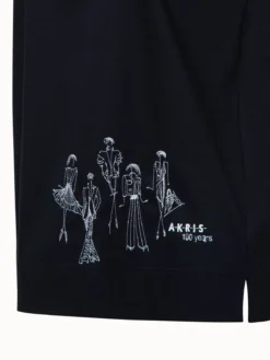 AKRIS T-Shirt With Croquis Embroidery -AKRIS Sales Store 739248