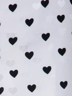 AKRIS Straight Leg Silk Pants With Hearts Jacquard And Druck -AKRIS Sales Store 739280