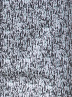 AKRIS Cotton Stretch Tapered Pants With Croquis Print -AKRIS Sales Store 739293