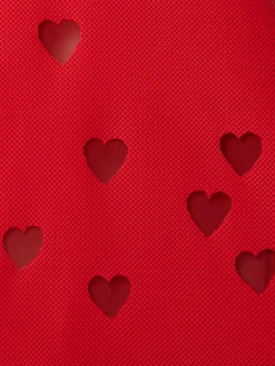 AKRIS Techno Grid Dress With Lasercut Hearts -AKRIS Sales Store 739577