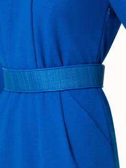 AKRIS Viscose Wool Jersey Dress With Horsehair Belt -AKRIS Sales Store 739598 69311b7b 1696 47f1 83f3 997a444e459a