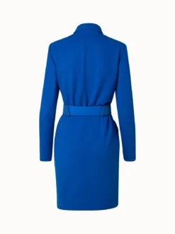 AKRIS Viscose Wool Jersey Dress With Horsehair Belt -AKRIS Sales Store 741311 40c11dc8 8c67 4924 9490 3e6b09acde5e