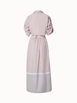 AKRIS Cotton Poplin Colorblock Dress -AKRIS Sales Store 741355