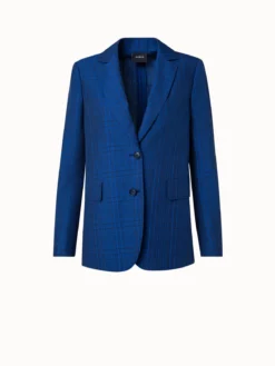 AKRIS Long Cotton Silk Seersucker Jacket -AKRIS Sales Store 741569