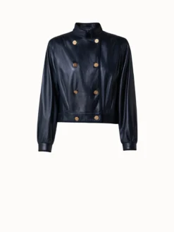 AKRIS Lambskin Double-Breasted Leather Jacket -AKRIS Sales Store 741727 53a0c59e 55c2 45ad 8438 70a78ac8db4c