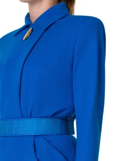 AKRIS Viscose Wool Jersey Dress With Horsehair Belt -AKRIS Sales Store 746681 1380ce2e 0299 4473 832d e6765d0f657c