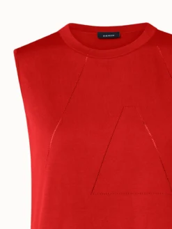 AKRIS Sea Island Cotton Knit Tank Top -AKRIS Sales Store 750409