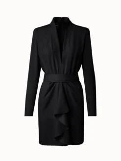 AKRIS Envers Satin Dress With Horsehair Belt -AKRIS Sales Store 753331 96aaf6ac f64d 4e26 bee8 87f46b409fc1