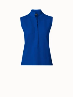 AKRIS Cotton Piqué Polo Top -AKRIS Sales Store 753462