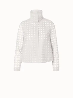 AKRIS Square Embroidery On Tulle Jacket -AKRIS Sales Store 757514