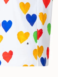 AKRIS Cotton Jersey T-Shirt With Hearts Druck -AKRIS Sales Store 758169
