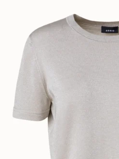 AKRIS Silk Lurex Knit Pullover -AKRIS Sales Store 758217