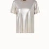 AKRIS Metallic Jersey T-Shirt