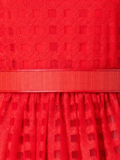 AKRIS Square Embroidery On Tulle Gown -AKRIS Sales Store 760477