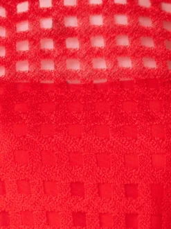 AKRIS Square Embroidery On Tulle Gown -AKRIS Sales Store 760498