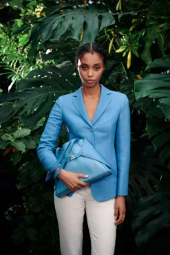 AKRIS Wool Cotton Stretch Piqué Jacket -AKRIS Sales Store 763279