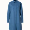AKRIS Cotton Gabardine Shirt Dress