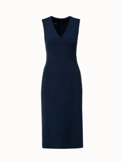 AKRIS Silk Stretch Crêpe Sheath Dress