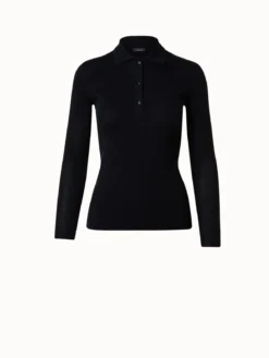 AKRIS Cashmere Silk Rib Knit Pullover -AKRIS Sales Store 770029 b2213a0b e015 4c13 8e15 4b6b8dcf981d