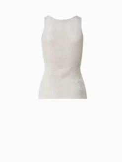 AKRIS Houndstooth Jacquard Knit Tank Top -AKRIS Sales Store 770040 733ac7da a229 48f7 b9af 36614a8b8bc3