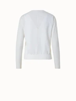 AKRIS Silk Cotton Stretch Knit Pullover -AKRIS Sales Store 770064