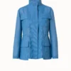 AKRIS Viscose Cotton Open Weave Jacket