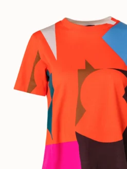 AKRIS T-Shirt With Composed Letters Print -AKRIS Sales Store 770516