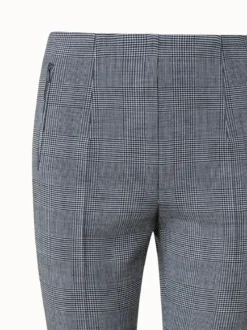 AKRIS Checked Wool Double-Face Slim Pants -AKRIS Sales Store 770573