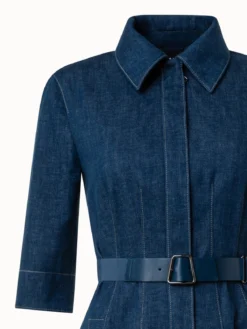 AKRIS Stretch Denim Midi Dress -AKRIS Sales Store 770828