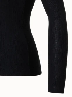 AKRIS Cashmere Silk Rib Knit Pullover -AKRIS Sales Store 770944