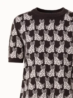 AKRIS Cashmere Cotton Emma Jacquard Knit Pullover -AKRIS Sales Store 770985