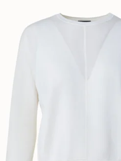 AKRIS Silk Cotton Stretch Knit Pullover -AKRIS Sales Store 770996