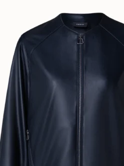 AKRIS Lambskin Leather Bomber Jacket -AKRIS Sales Store 771225