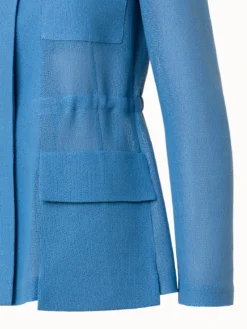 AKRIS Viscose Cotton Open Weave Jacket -AKRIS Sales Store 771248