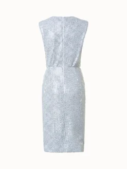 AKRIS Draped Two-Tone Sequins Dress -AKRIS Sales Store 772049