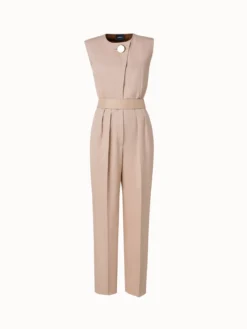 AKRIS Cotton Silk Serge Jumpsuit